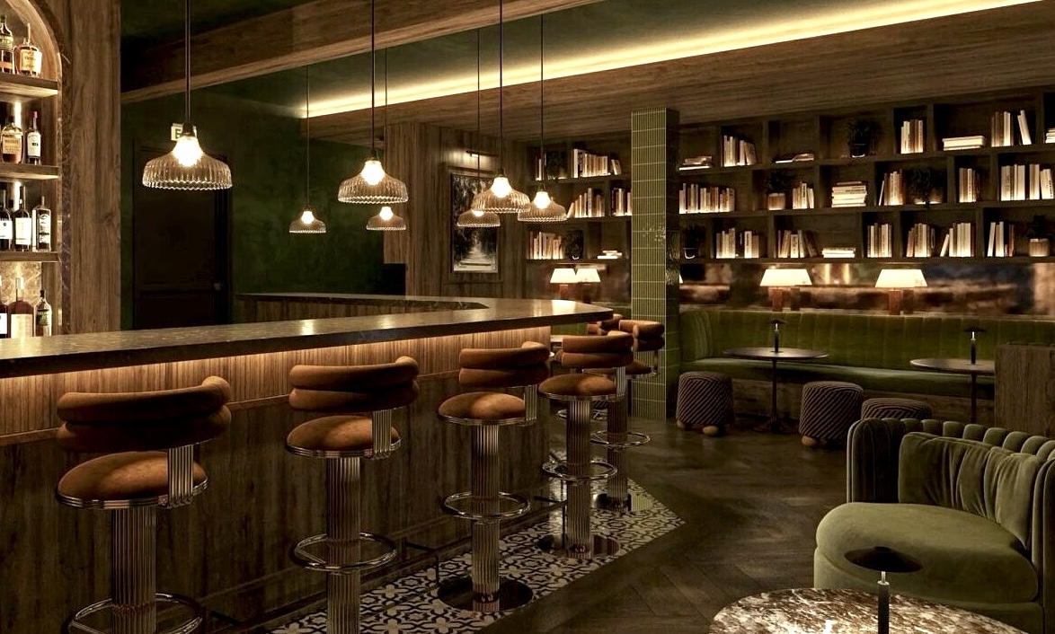 a moody bar