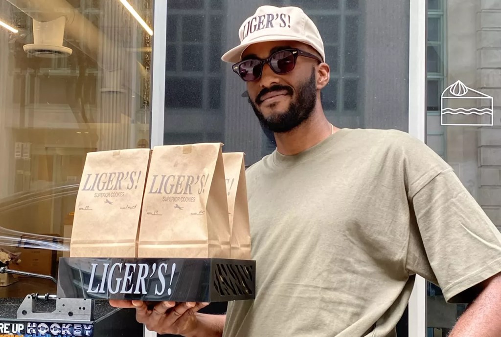 man holding boxes