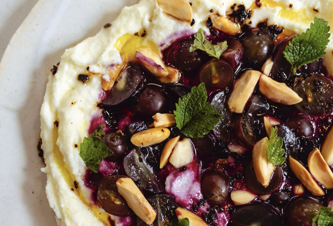 hummus with toppings