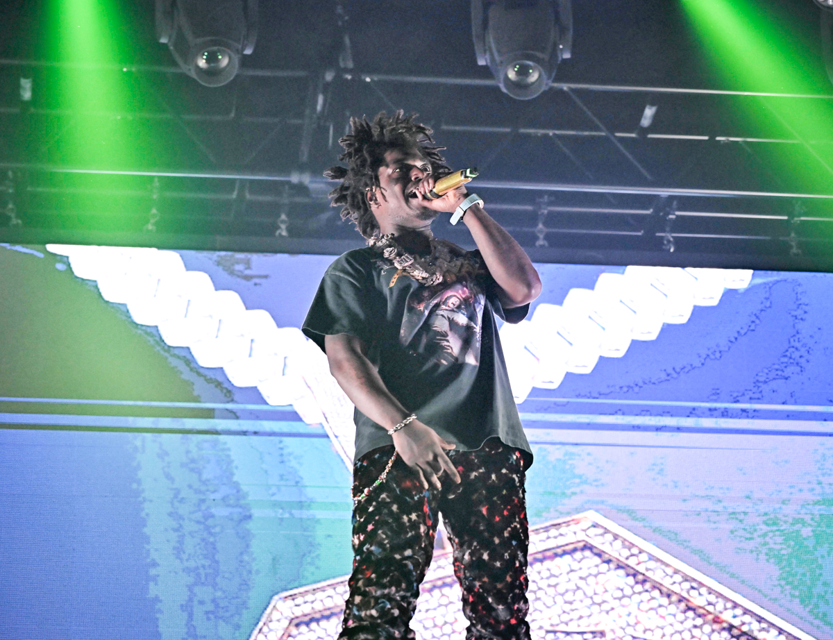 Photo of Kodak Black performs in concert during his “Bill Kill Halloween Concert” tour at the War Memorial Auditorium, in Fort Lauderdale, Florida on Nov. 1, 2025 in Fort Lauderdale, Florida.