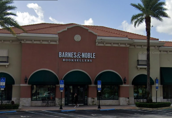 photo of the facade of a Barnes & Noble bookstore