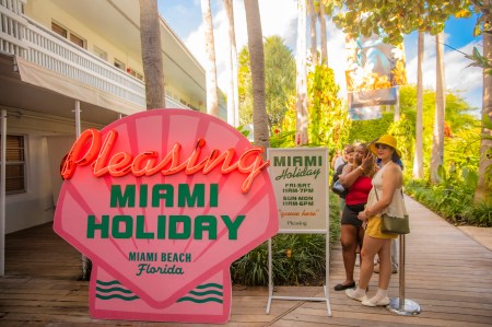 Inside Harry Styles' Miami Beach Pleasing Pop-Up