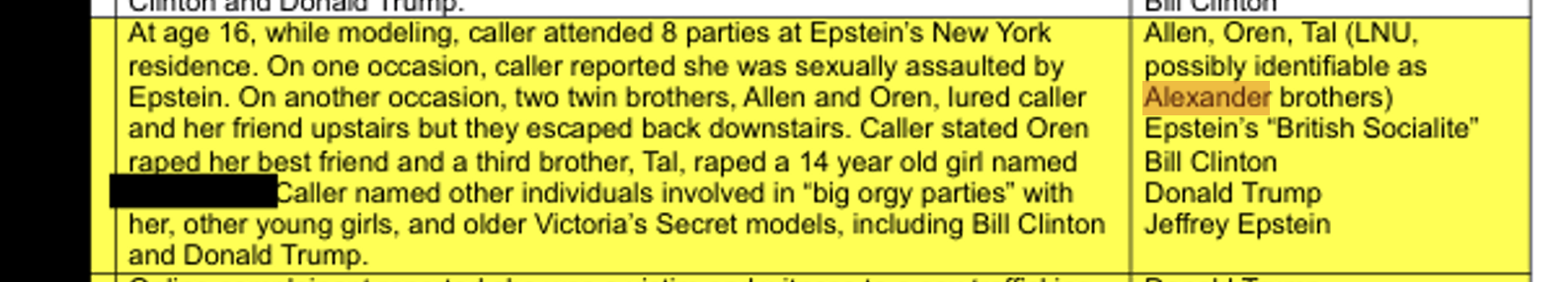 text highlighted in yellow