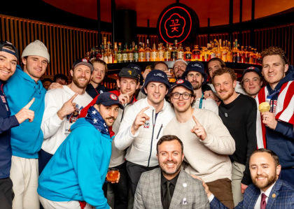 USA Men’s Hockey Celebrates Olympic Win in Miami