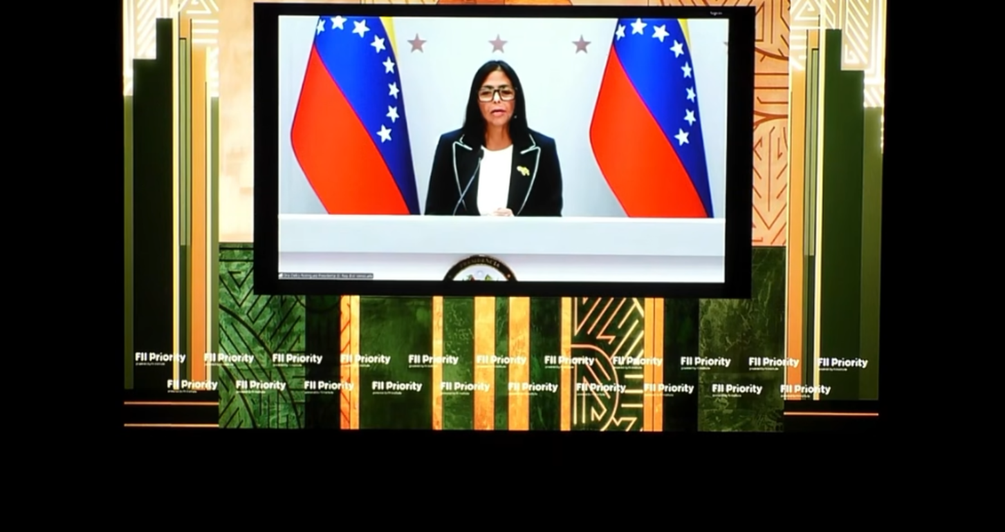 Venezuela’s Interim President Speaks at Saudi Investment Summit in Miami