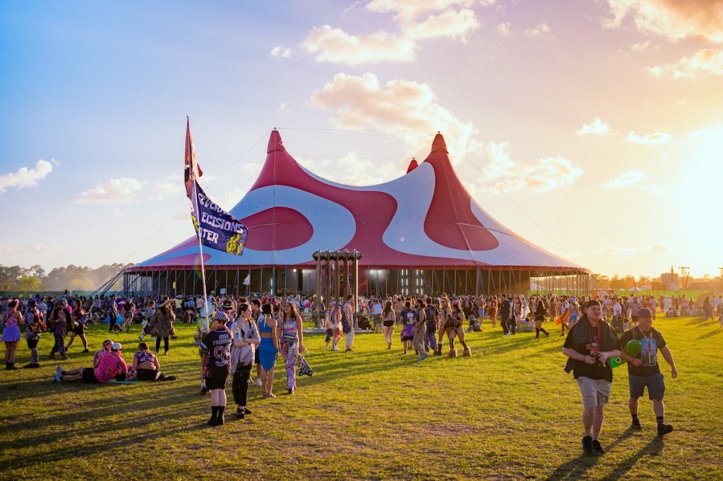 Photo of people at Okeechobee Music & Arts Festival