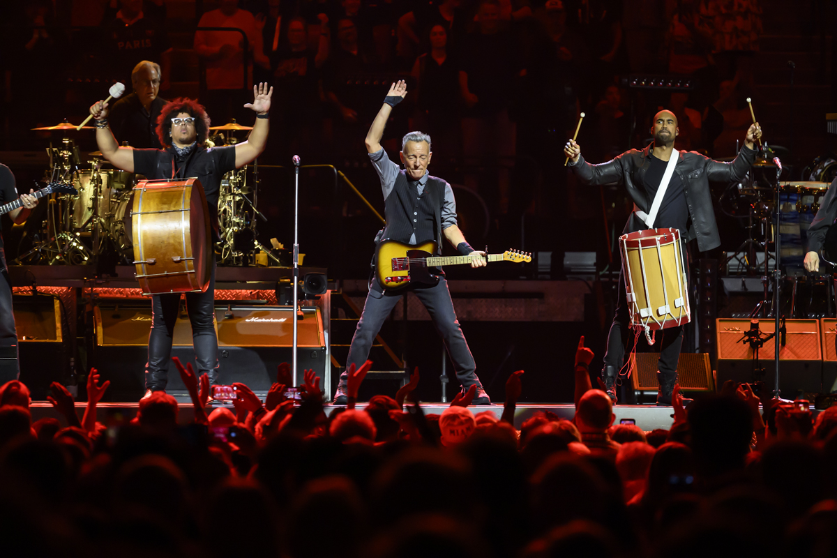 Photo of Bruce Springsteen performing on stage at Amerant Amp. on April 24, 2026