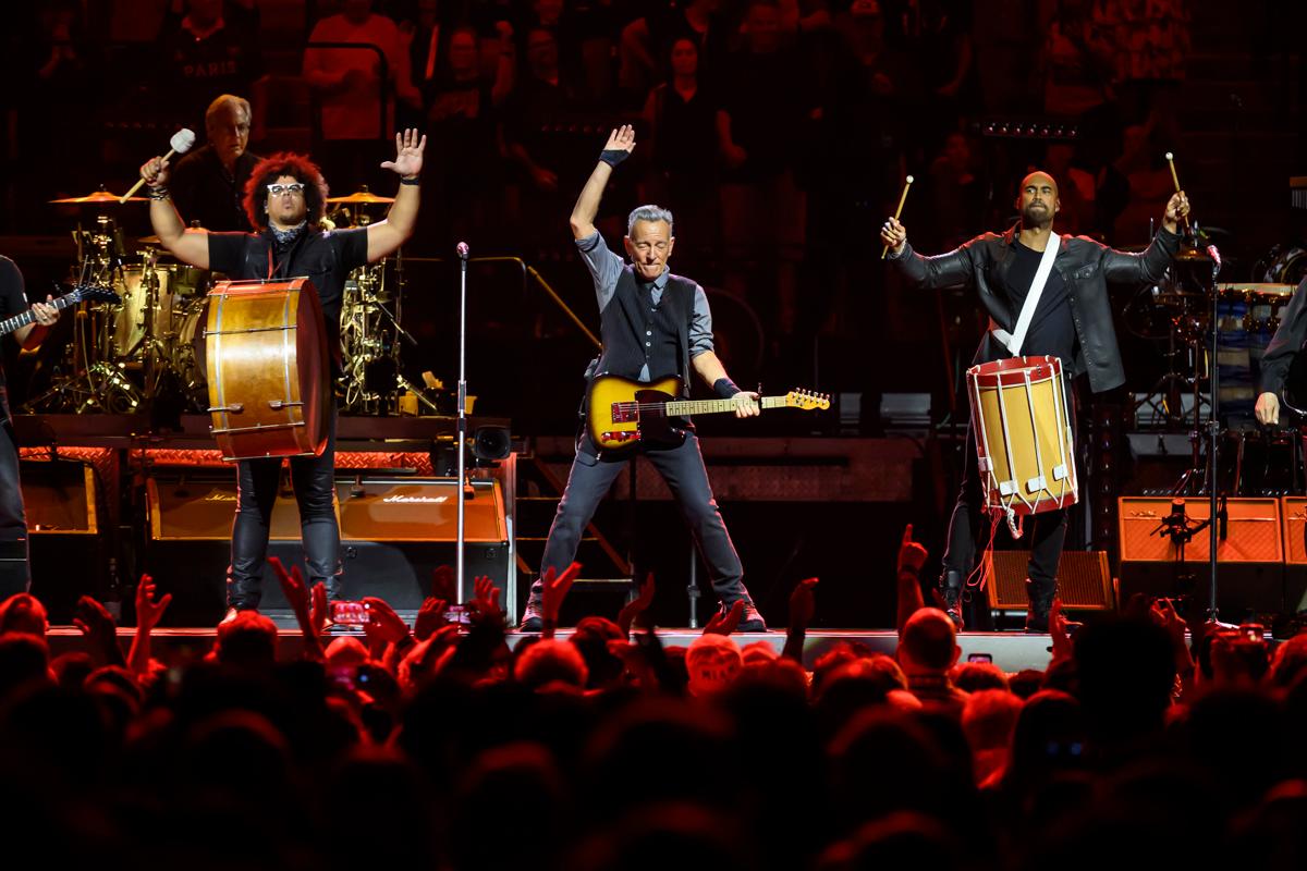 Photo of Bruce Springsteen performing on stage at Amerant Amp. on April 24, 2026