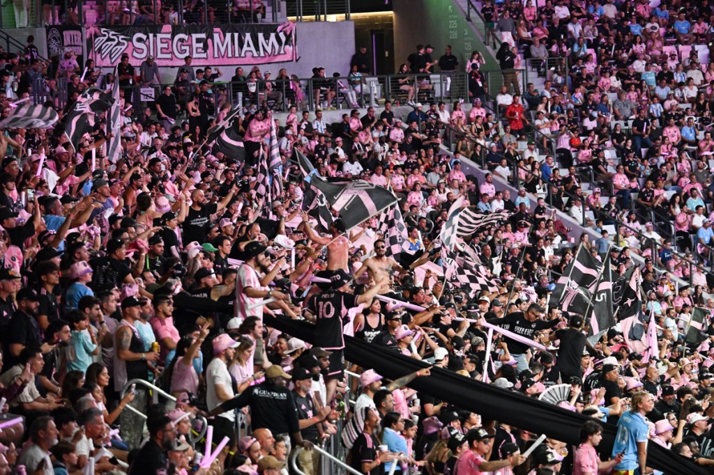 photo of packed stands at Nu Stadium in Miami