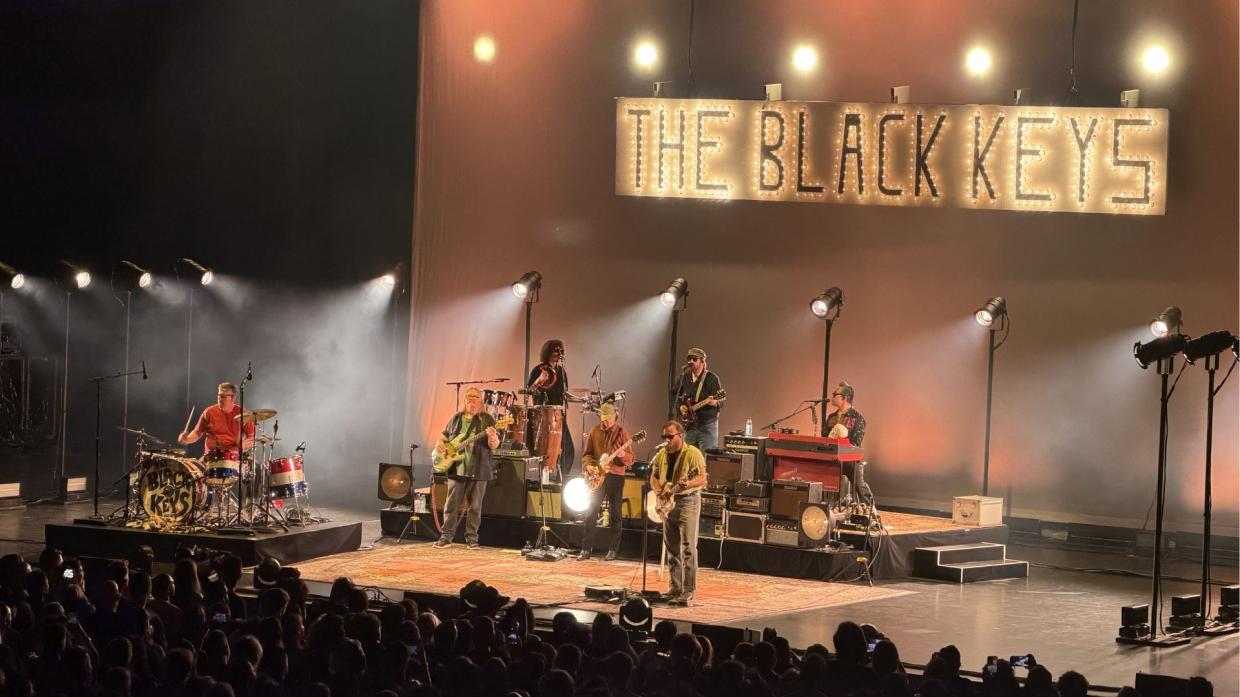 Photo of the Black Keys performing at the Hard Rock Live in 2026
