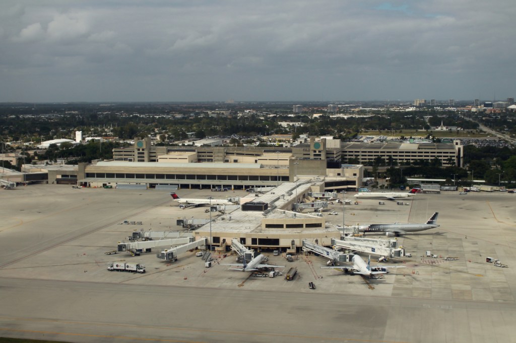 A terminal at Palm Beach International Airport