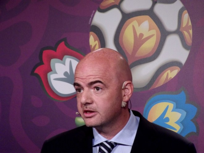 a man speaks at a press conference