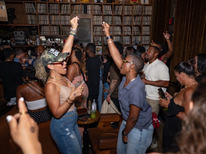 Photo of two people dancing