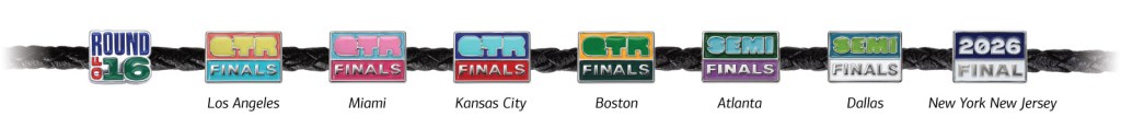 photo of a bracelet with charms depicting symbols related to the FIFA World Cup