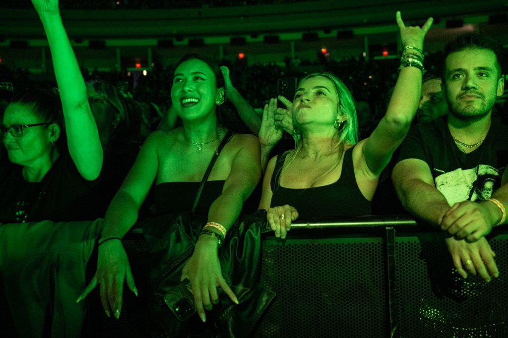 Photo of Disturbed fans at their concert at Hard Rock Live