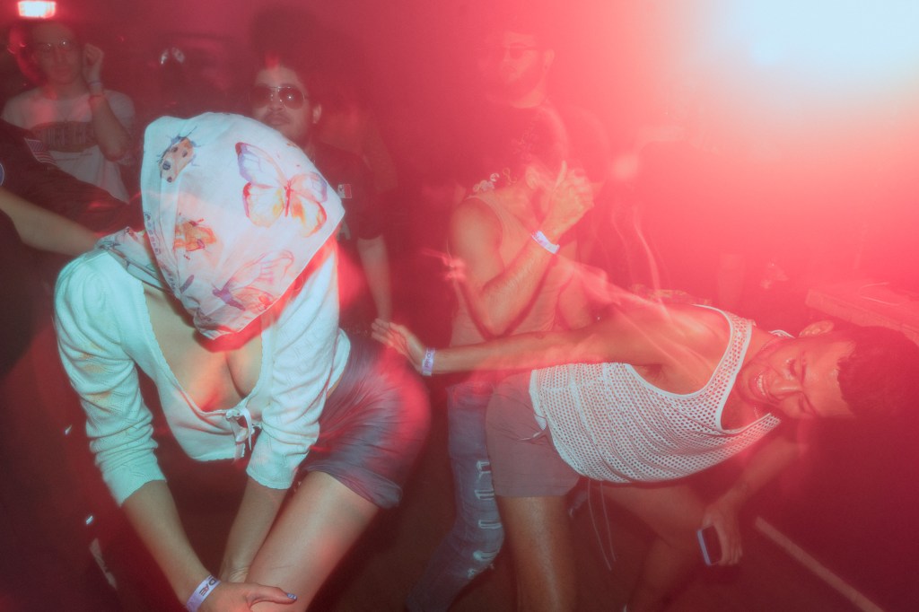 Two women dancing in Miami