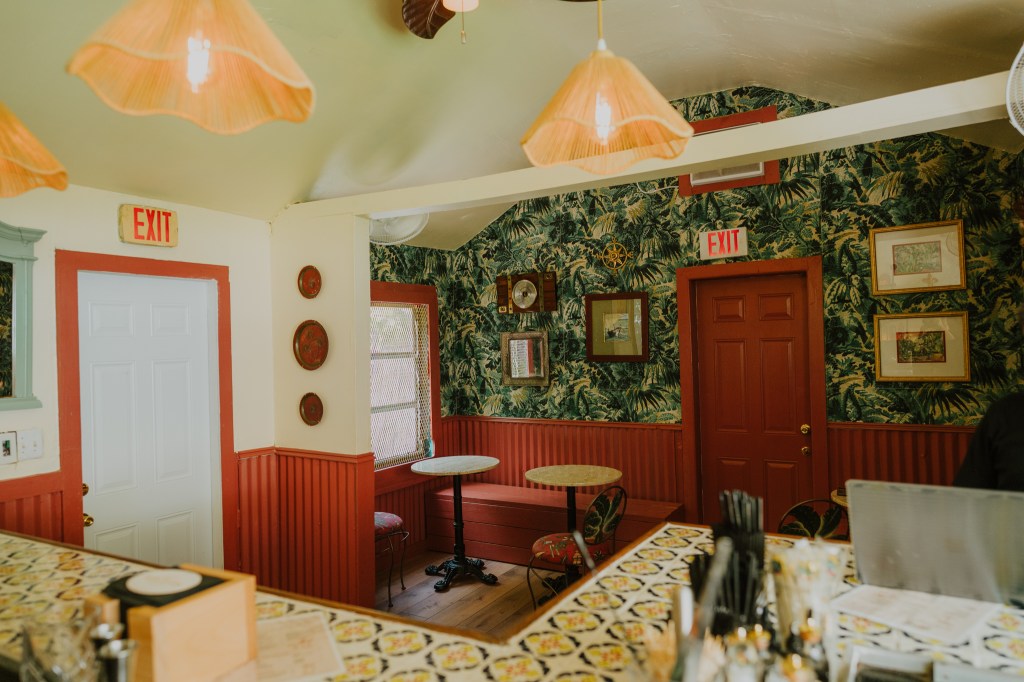 inside a bar