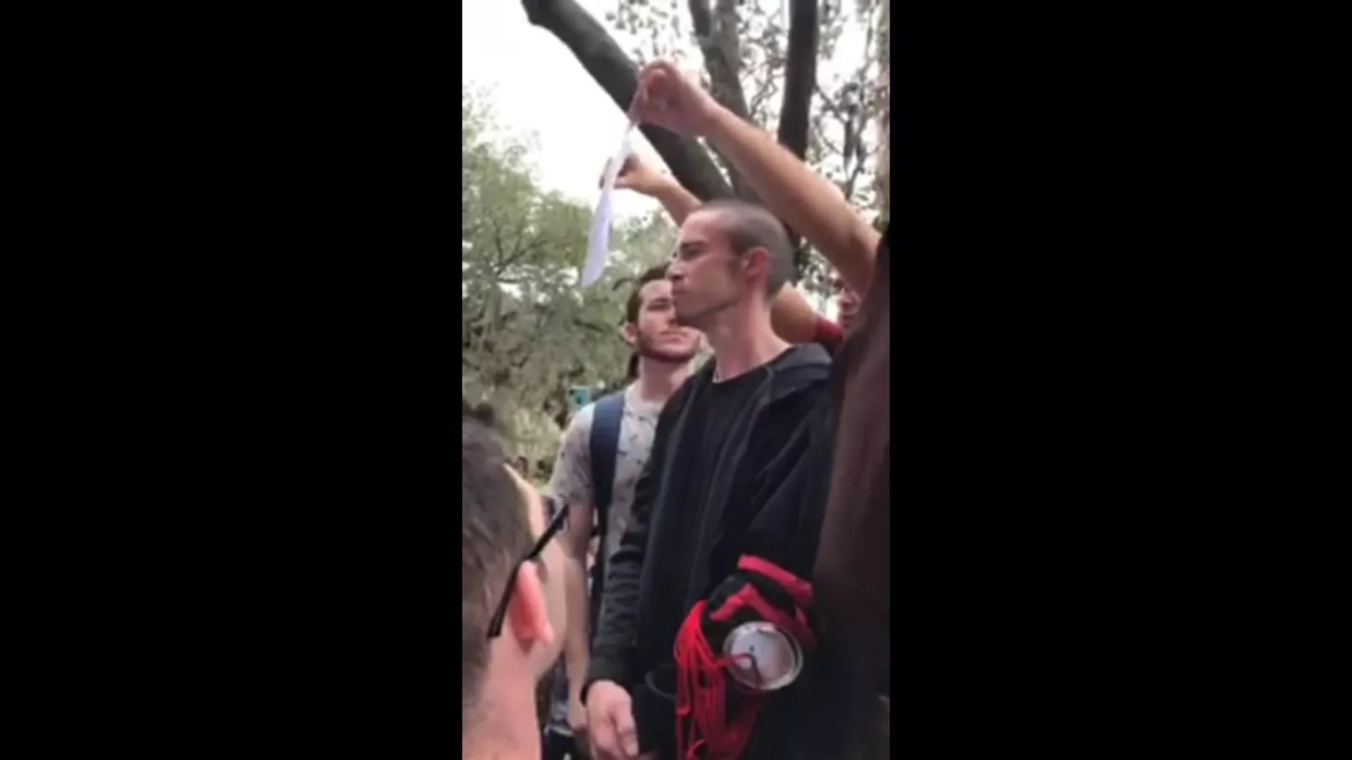 Video: Hero University of Florida Students Shame Campus Nazi