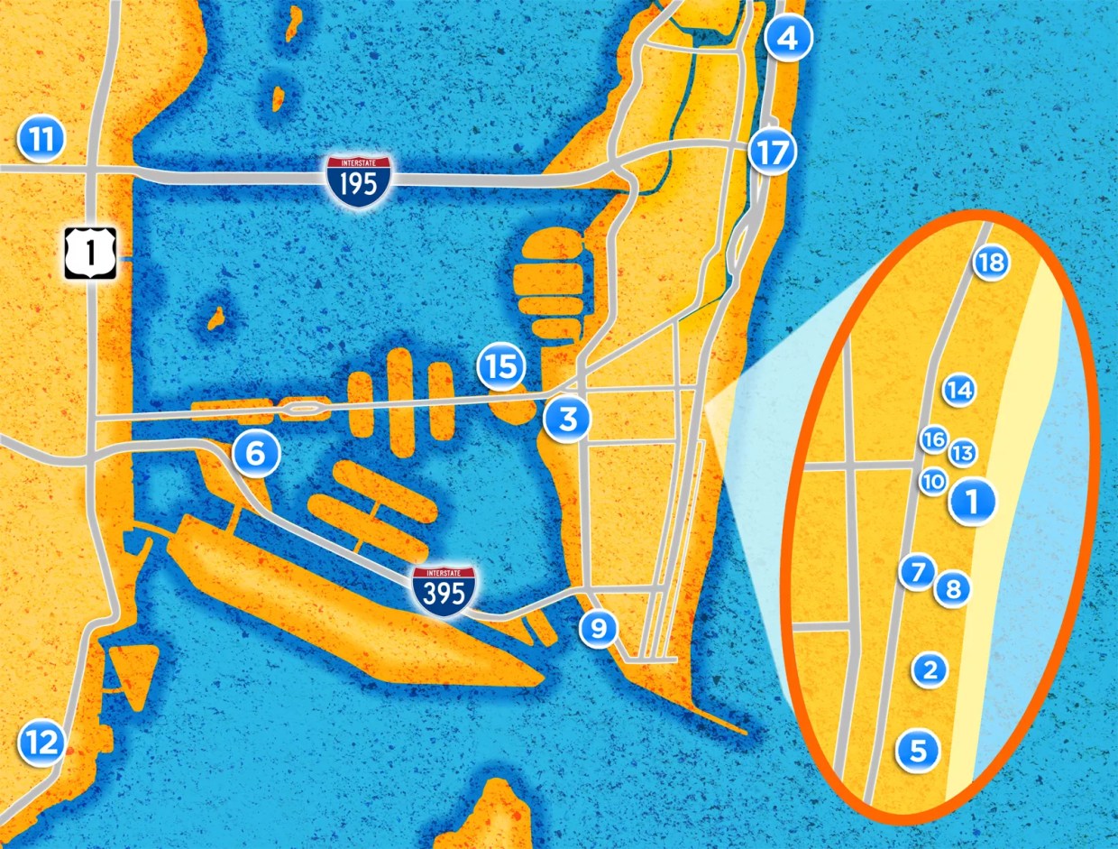 Map of SOBEWFF 2017 Venues and Events