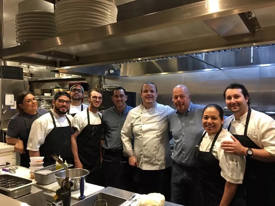Andrew Zimmern Films <i>Bizarre Foods</i> at Alter, Gordon Ramsay Drops By