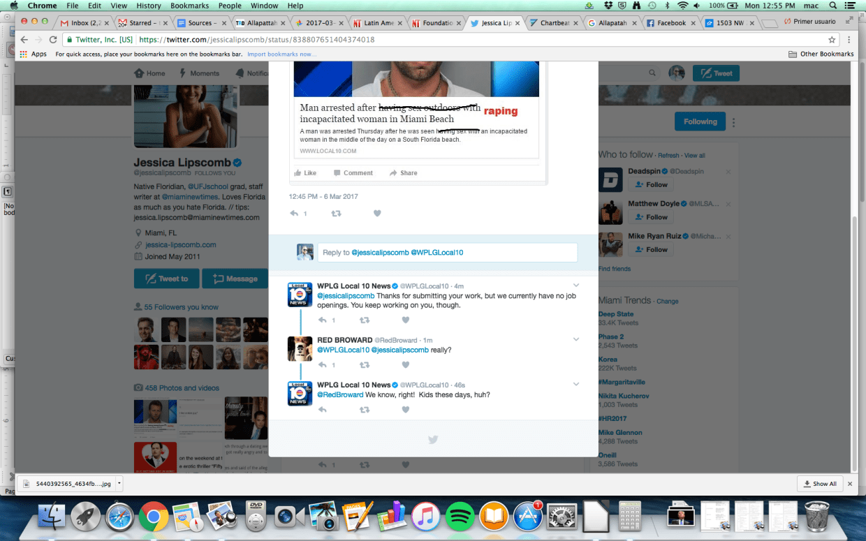 WPLG Local 10 Apologizes After Botching Rape Headline, Attacking Journalist Who Pointed It Out