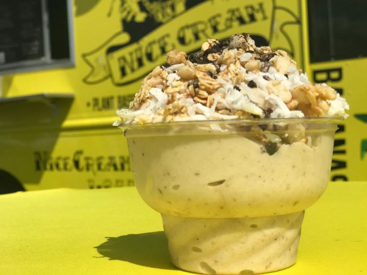 Nice Cream Food Truck Offers Banana-Based and Vegan Sundaes