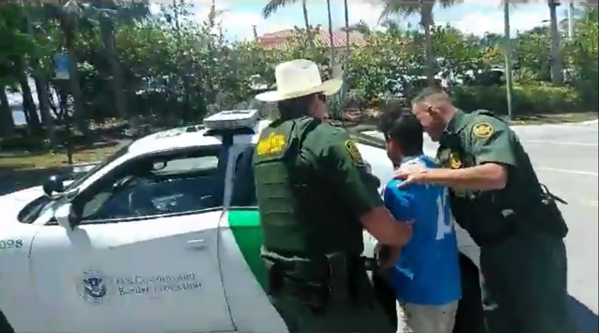 Here’s Video of Border Patrol Agents Detaining Man at Food Share for the Needy