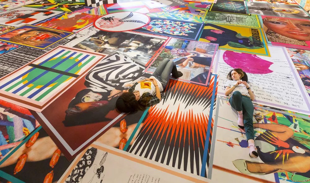 Art Duo Assume Vivid Astro Focus Carpets Fredric Snitzer Gallery in Past Work