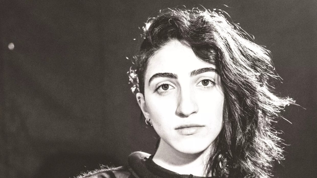 Black and white portrait of Emily Estefan.