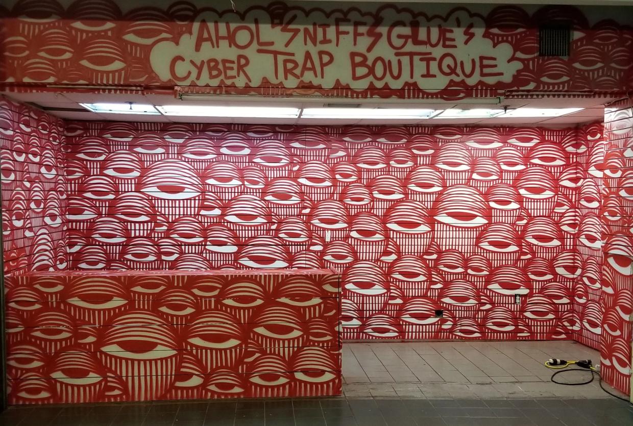 Artist Ahol Sniffs Glue to Open Pop-Up Shop in Downtown Miami