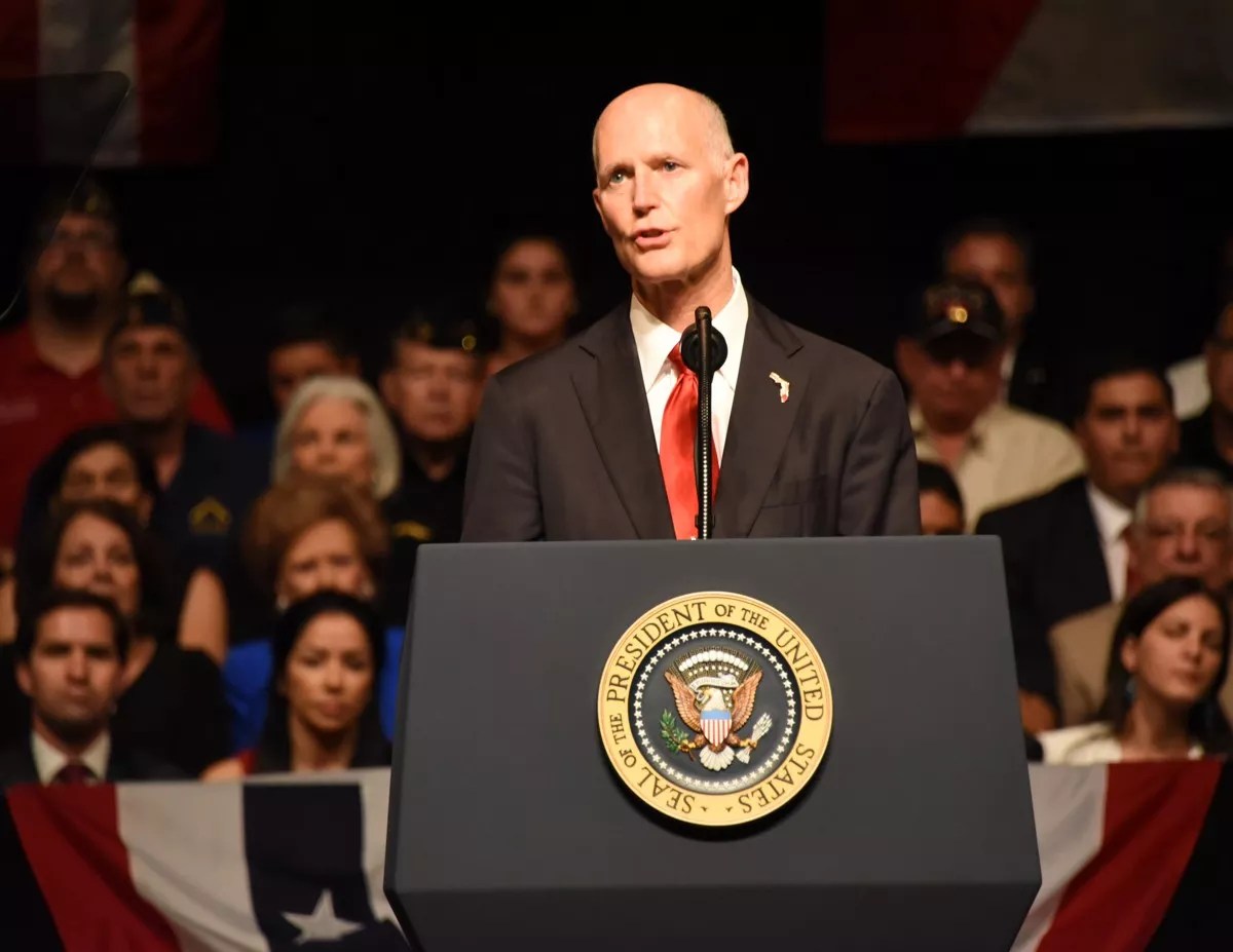 Rick Scott Throws “Black Tie Optional” D.C. Fundraiser During Government Shutdown
