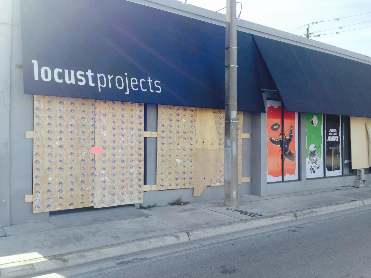 Locust Projects Boarded Up Its Windows With Art During Hurricane Irma