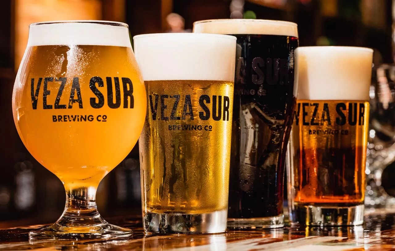 beer in glasses