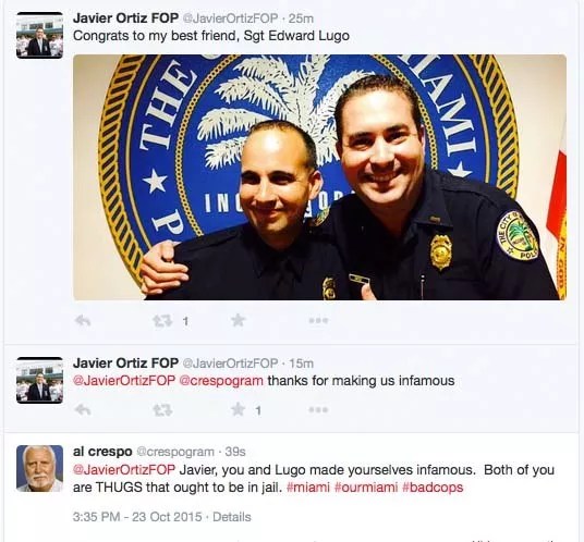 Ortiz “Steps Down” as Miami Cop Union Chief, Appoints Best Friend as Successor