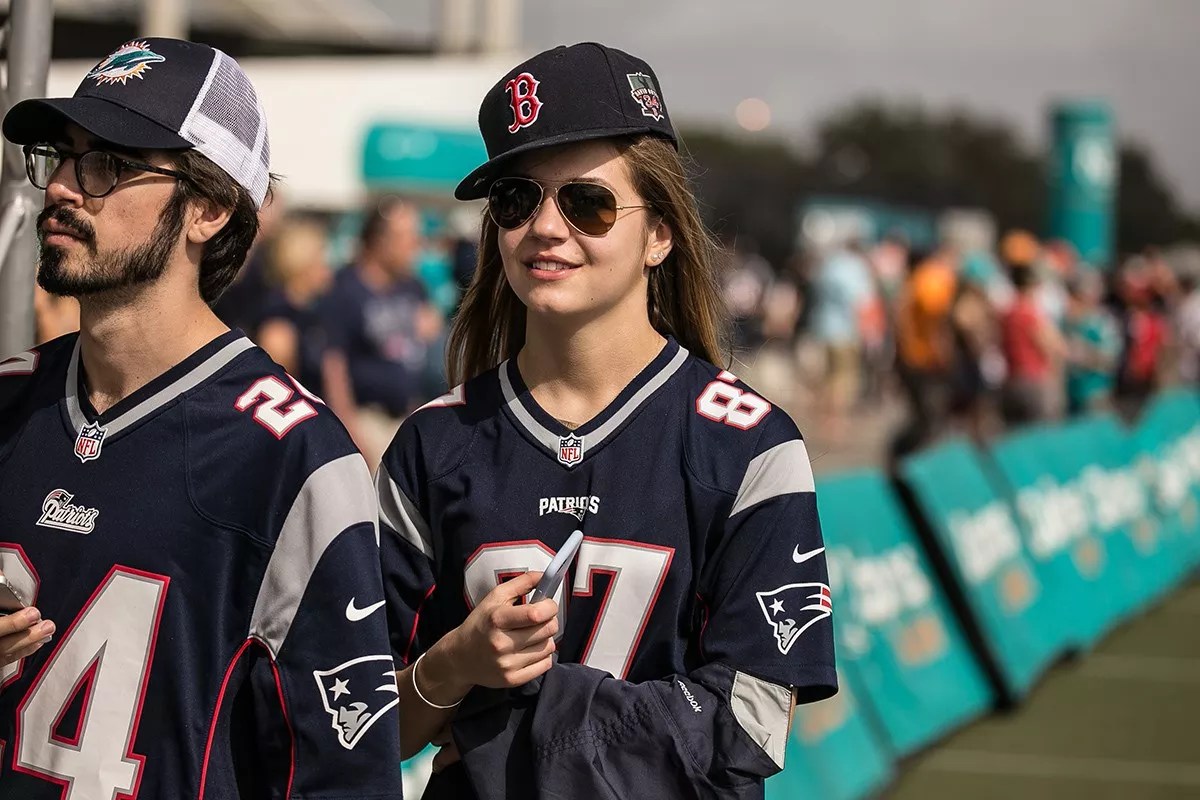 Patriots Fans Took Over Hard Rock Stadium to See Their Team Blow Out the Dolphins
