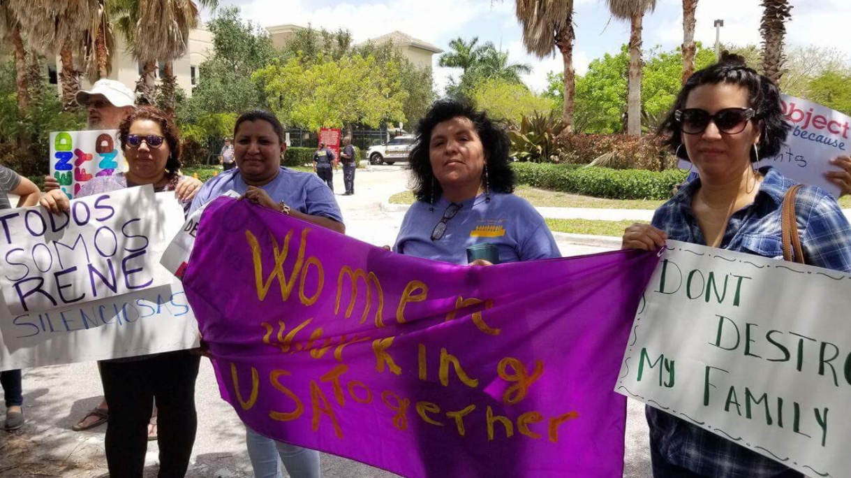 #AbolishICE Protesters Demonstrating at GEO’s Private-Prison Headquarters Today