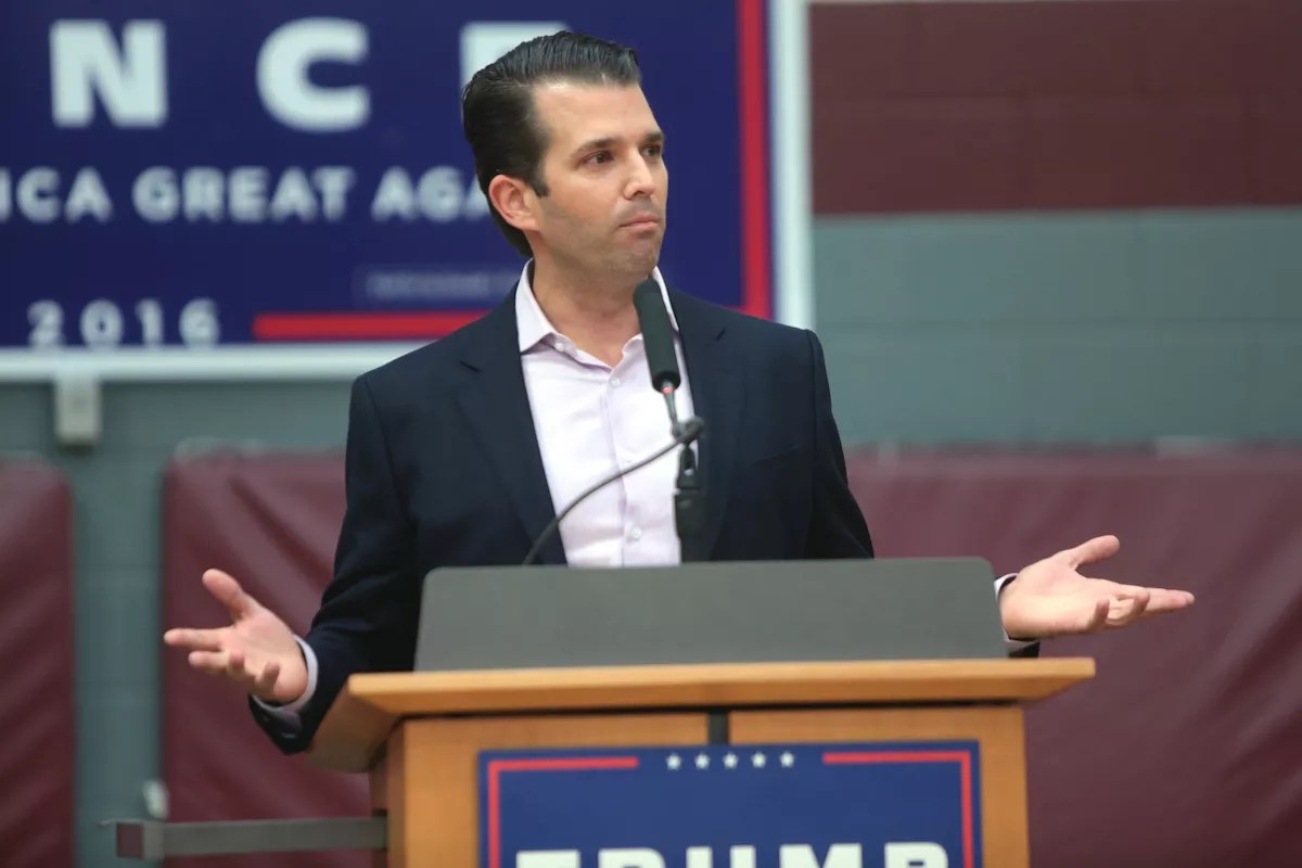 President Trump’s Son Spent the Morning Promoting Conspiracies About Parkland Survivors