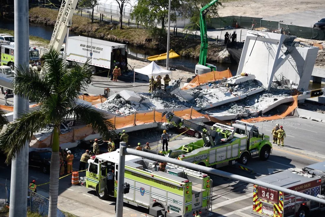 Six Dead, Nine Sent to Hospital After FIU Bridge Collapse