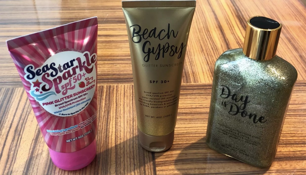 Glitter Sunscreen Now Exists Thanks to Miami Company Sunshine & Glitter