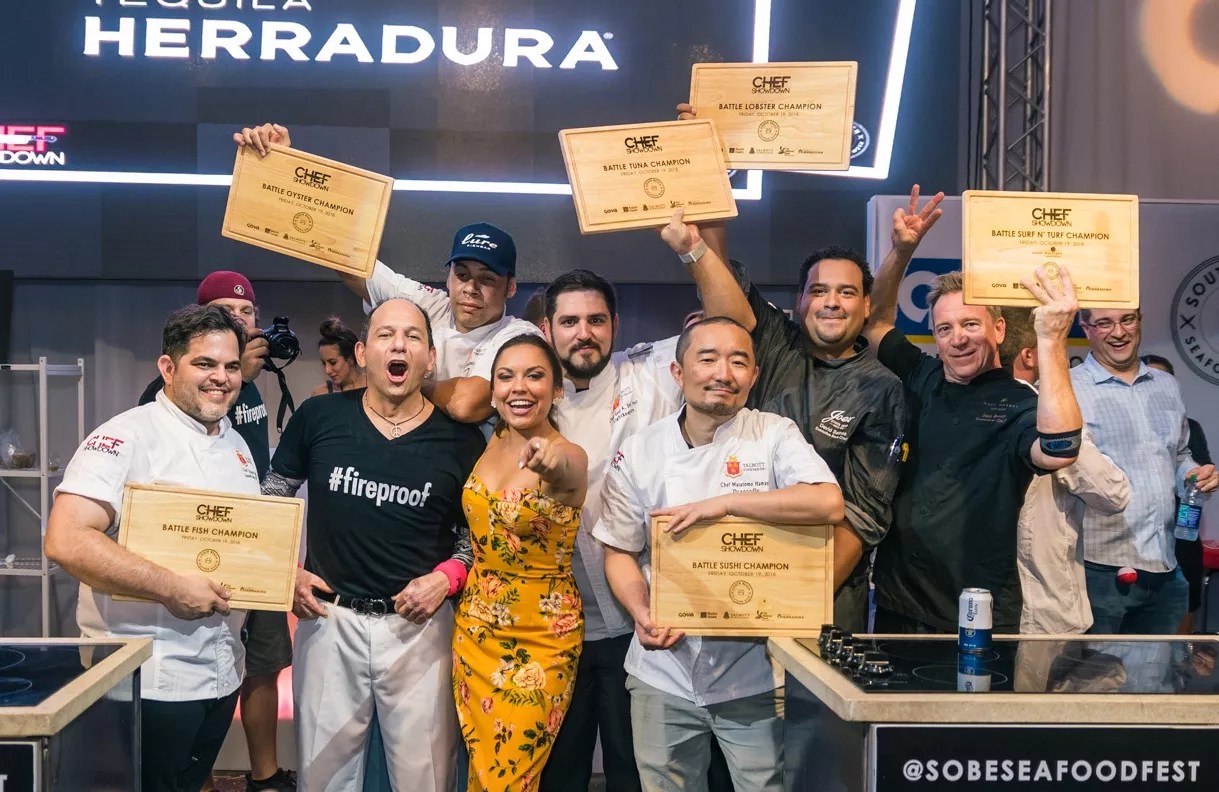 Ralph Pagano Wins South Beach Seafood Festival Competition in “Fireproof” T-Shirt