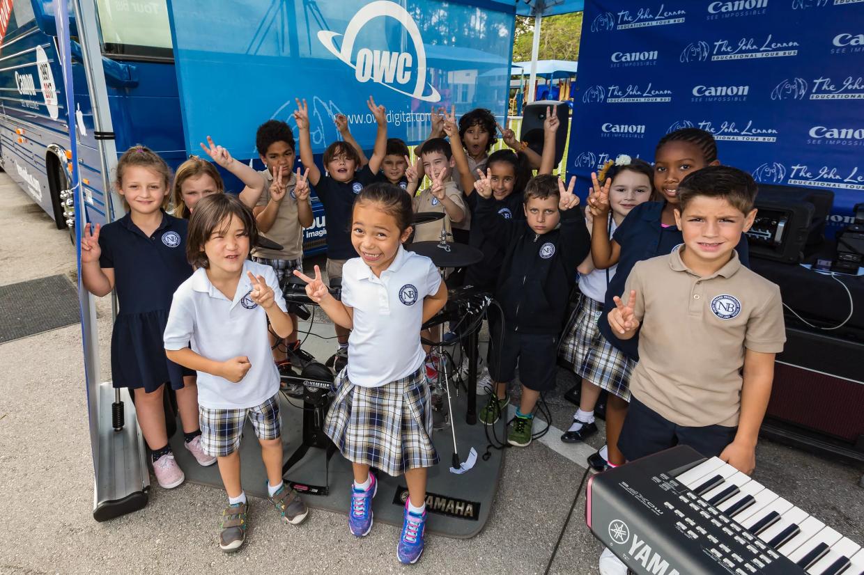 John Lennon Tour Bus Educates Miami Youth