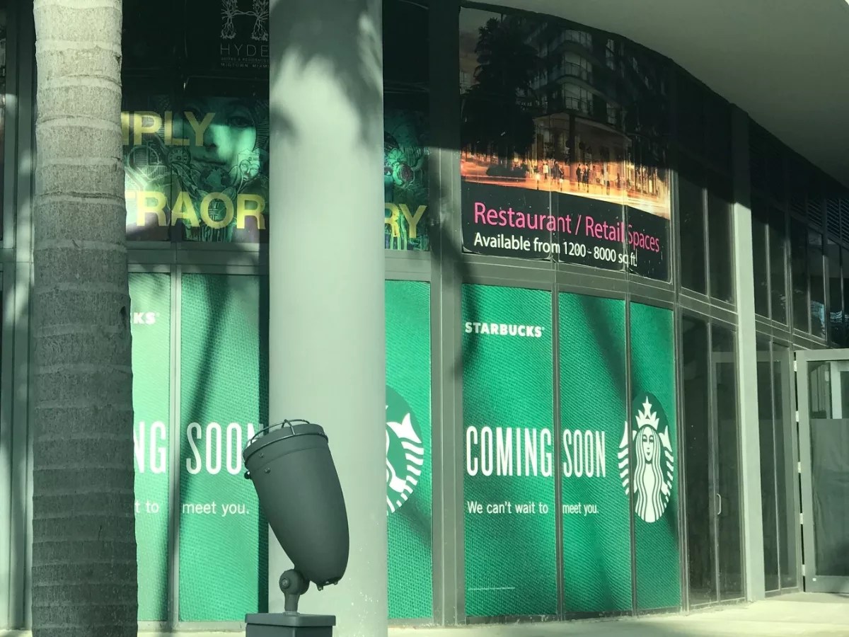 Starbucks Is Opening in Midtown Miami