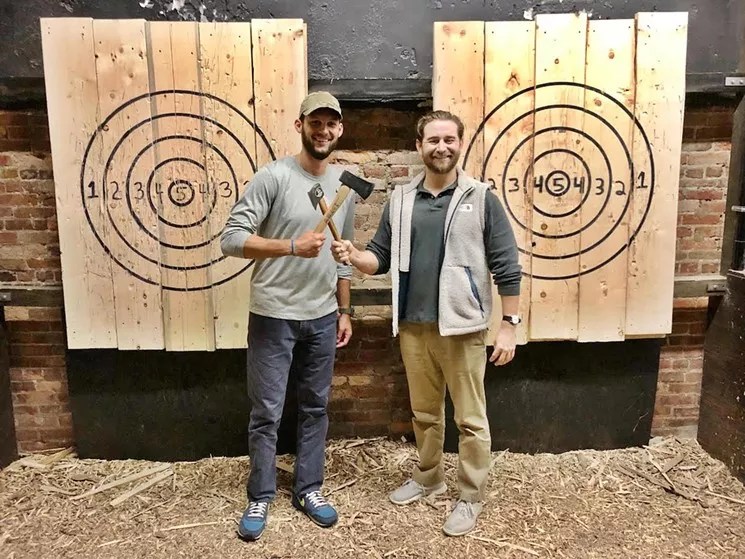 South Florida Businesses Are Embracing the Sport of Axe Throwing
