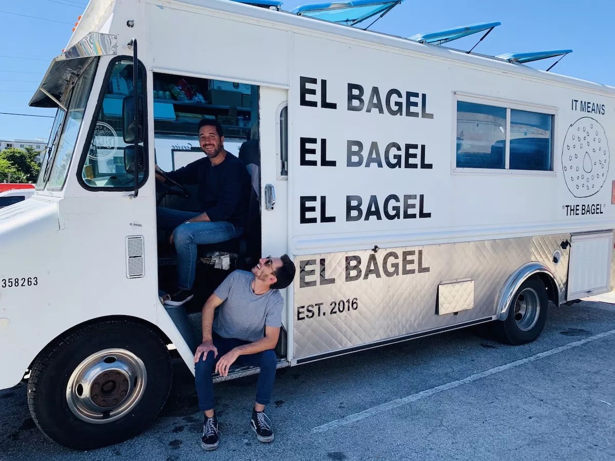 Macchialina and El Bagel Collabarate on Roast Beef Bagel Sandwich