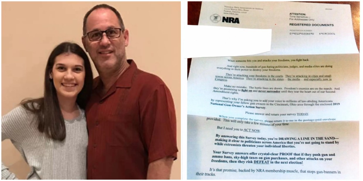 NRA Sends Letter Condemning Gun-Control “Extremists” to Family of Parkland Victim