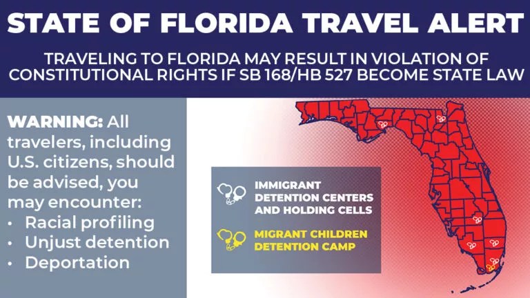 ACLU Cautions Immigrants, People of Color About Visiting Florida