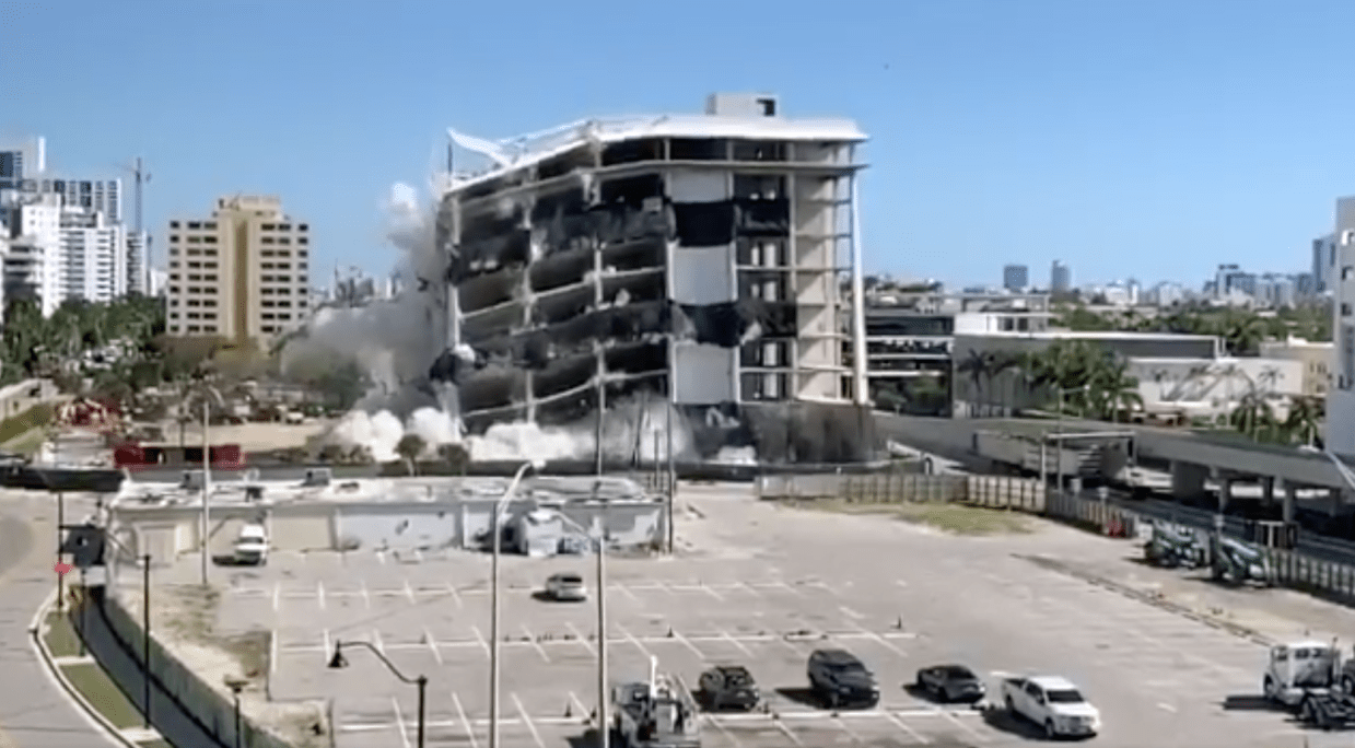 Here Are Some Oddly Satisfying Videos of an Old Miami Beach Hospital Imploding