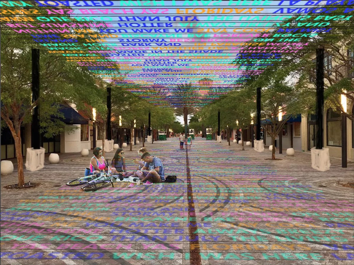 Jessy Nite’s <i>Sun Stories</i> Fills Giralda Plaza With Color and Culture