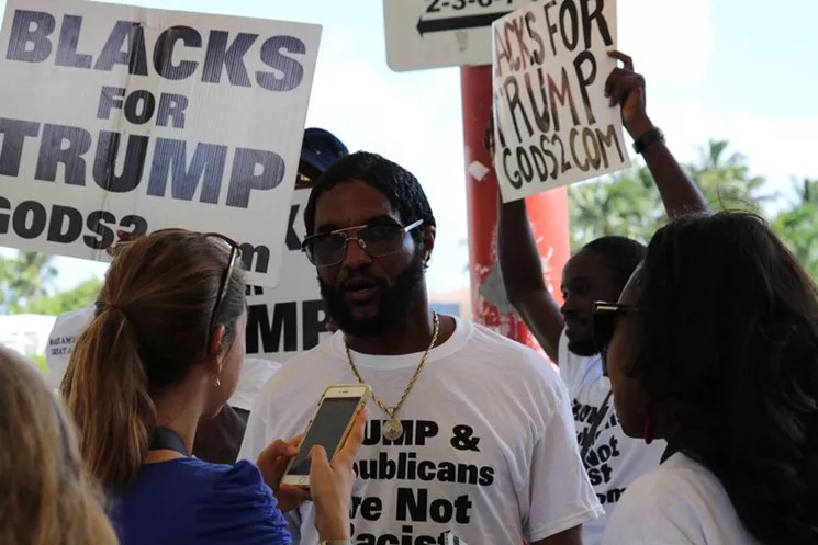 The President Just Gave a Shout-Out to Blacks for Trump, the Group Tied to a Miami Cult Member