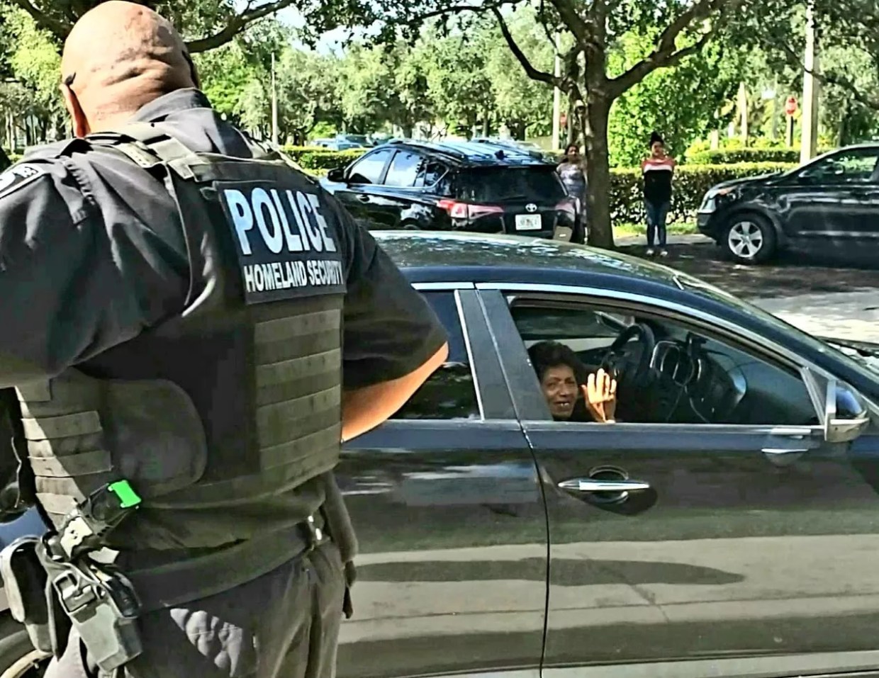 Activists Say DHS Agents Racially Profiled Drivers Outside Miramar ICE Office